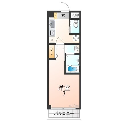 武庫之荘駅 徒歩9分 2階の物件間取画像